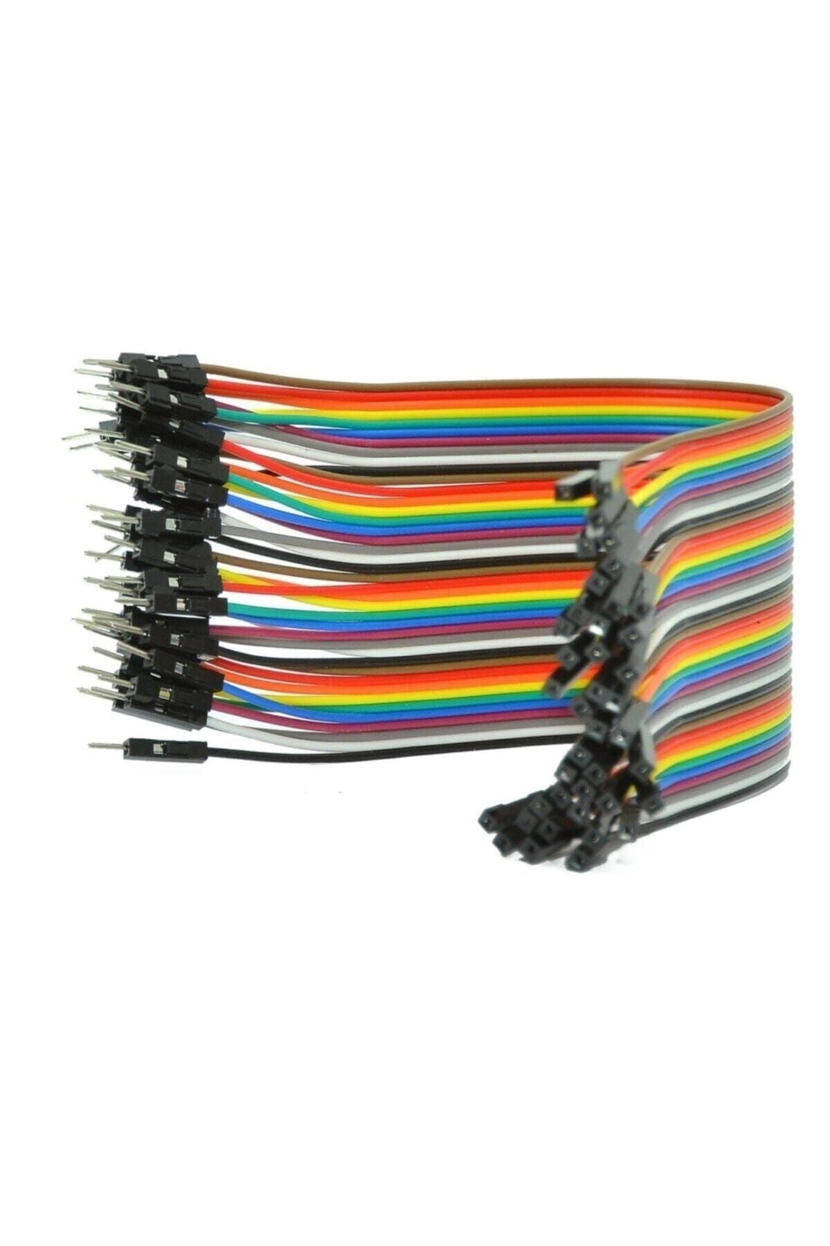Erkek Dişi Jumper Kablo 40’lı 15 cm - indirimsepeti