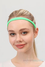 4 Adet Sporcu Saç Yoga Havlu Bant Sporcu Bandı Farklı Renk - Indirimsepeti