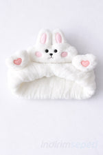 Tavşan Figürlü Peluş Makyaj Saç Bandı – Yumuşak, Esnek ve Cilt Dostu Saç Toplayıcı 1 Adet