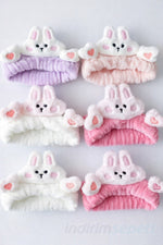 Tavşan Figürlü Peluş Makyaj Saç Bandı – Yumuşak, Esnek ve Cilt Dostu Saç Toplayıcı 1 Adet