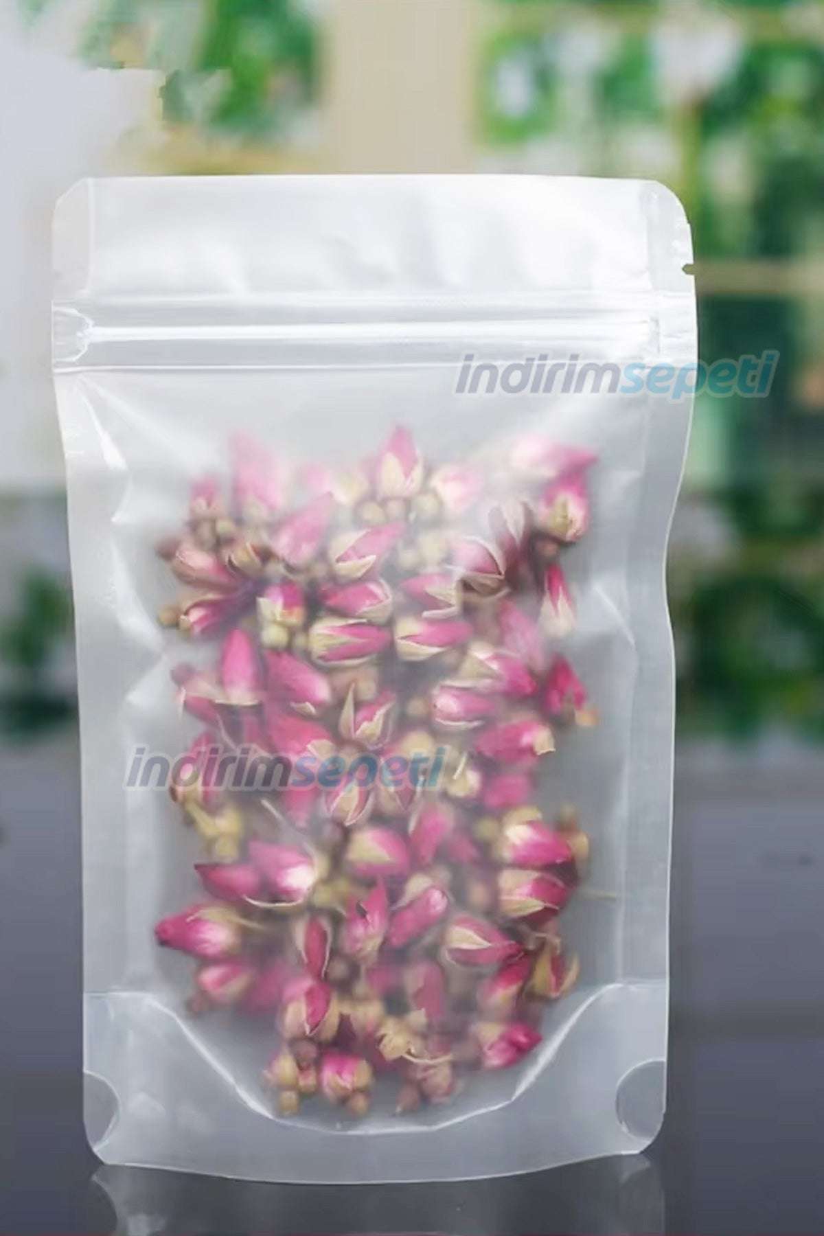 4 Adet Fermuarlı Plastik Gıda Poşeti Buzlu Şeffaf Kilitli Tabanlı 26,5 x 16 cm - Indirimsepeti