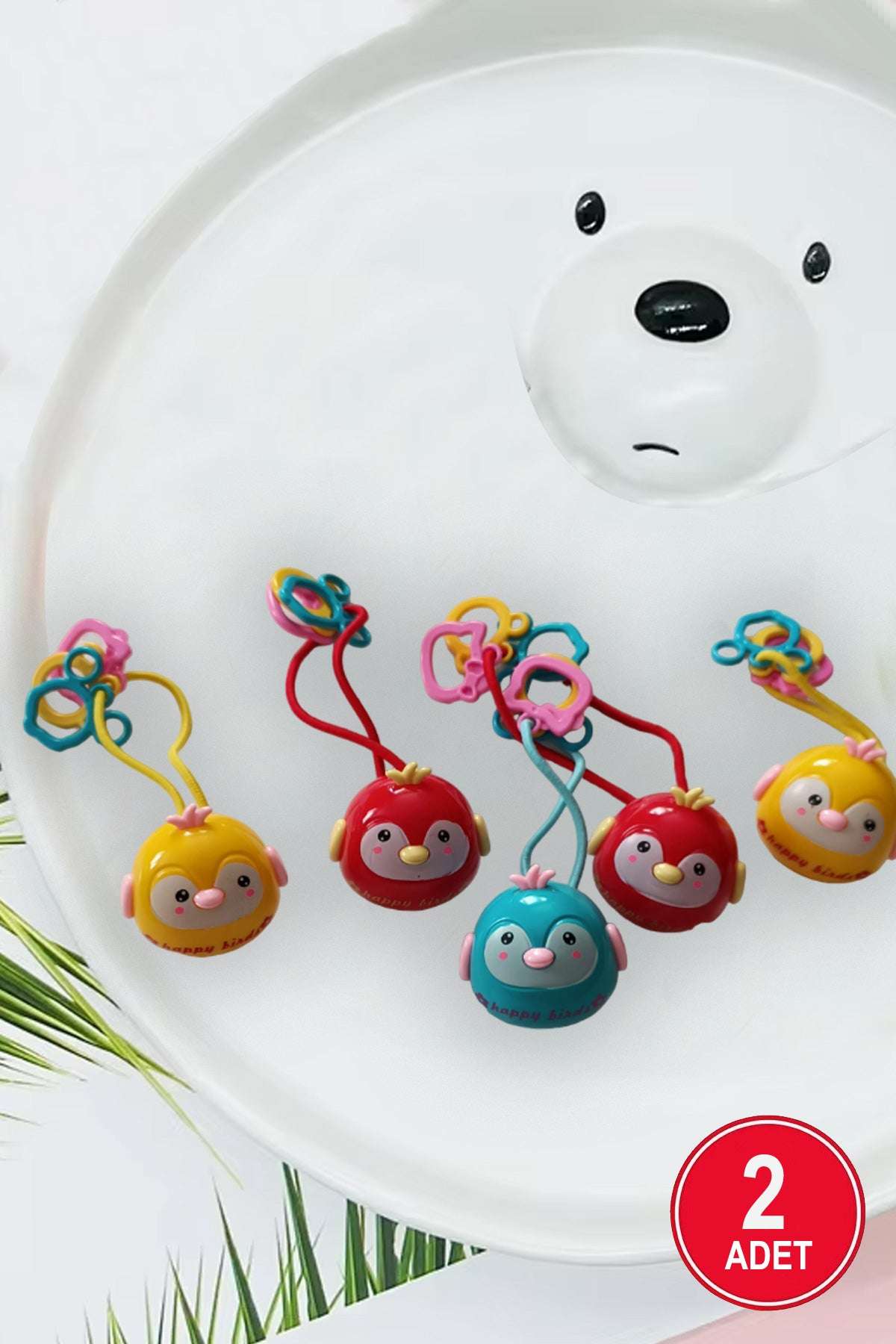 Toka Civciv Kuş Model Saç Lastik Toka Şık At Kuyruğu Tutucu Dayanıklı Plastik Toka 2 Adet - Indirimsepeti