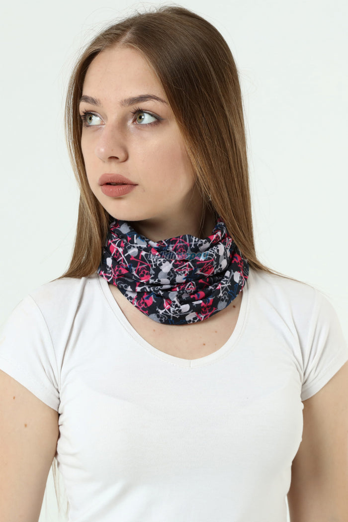 Buff Dikişsiz Boyunluk Maske Baf Bandana Saç Bandı Kamp Aksesuar Kurukafa Çok Renkli - Indirimsepeti