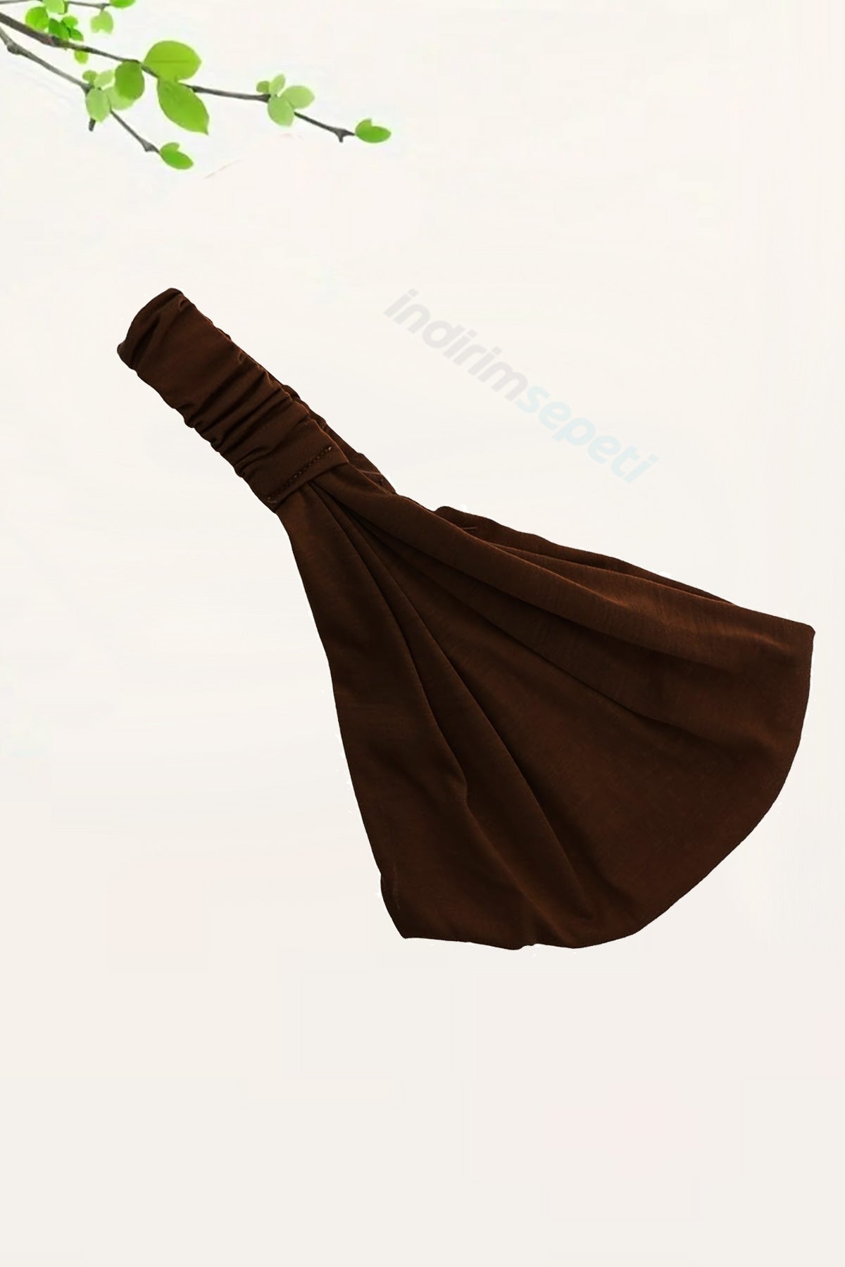 Saç Bandı Bandanası Bahar ve Yaz Boho Stili, Lastikli Esnek Bandı, Plaj ve Seyahat Kahve - Indirimsepeti