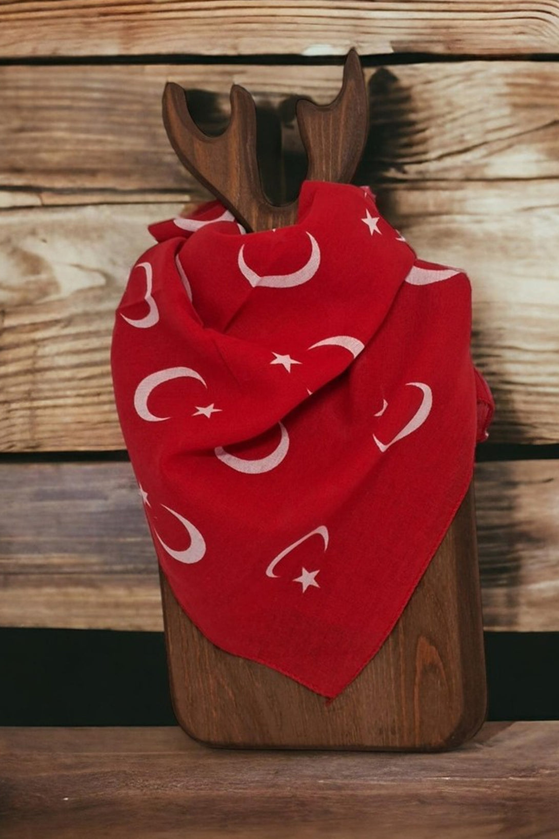 T rk Bayra Ay Y ld z 100 Cotton Bandana Fular K rm z Siyah Beyaz t-rk-bayra-ay-y-ld-z-100-cotton-bandana-fular-k-rm-z-siyah-beyaz