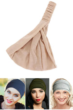 Lastikli Makyaj Yıkama Saç Bandı Gezi Saç Bandı Kozmetik Duş Yoga Spor Bandı Karışık 1 Adet - Indirimsepeti