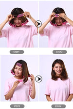 10 lu Saç Bukle Bigudi Kendi Tutuşlu Isı Olmayan Rulo Saç Bukle Saç kıvırma aleti Aparatı - Indirimsepeti