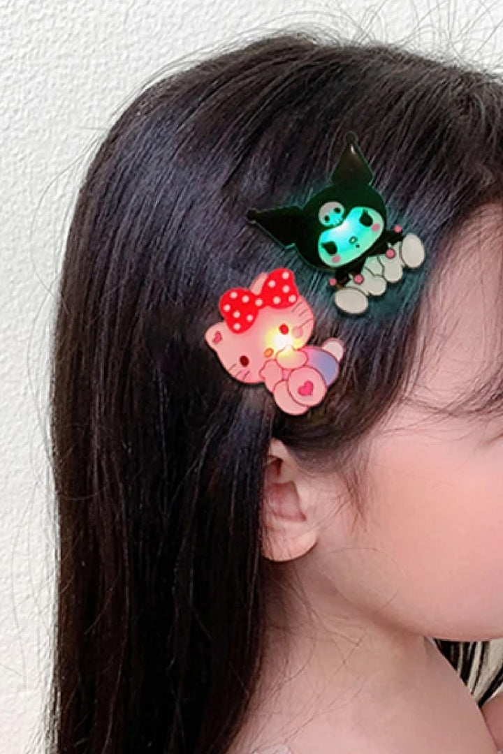 Kawaii Sanrio Hello Kitty Cinnamoroll Anime Sanrio Karakterleri Mandal ve Pens Toka 2 li Set