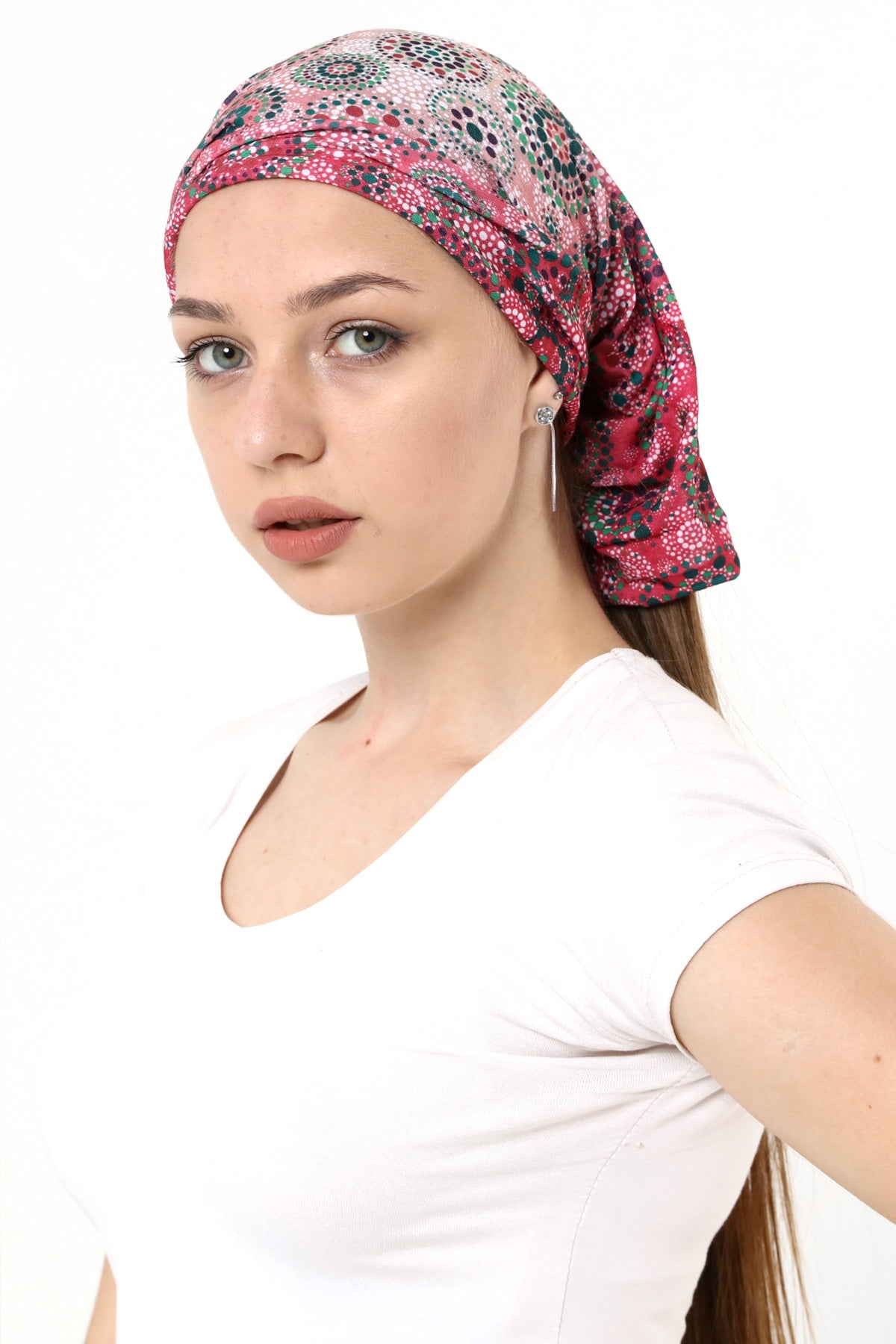 Buff Dikişsiz Boyunluk Maske Baf Bandana Saç Bandı Kamp Aksesuar Mandala Pembe - indirimsepeti