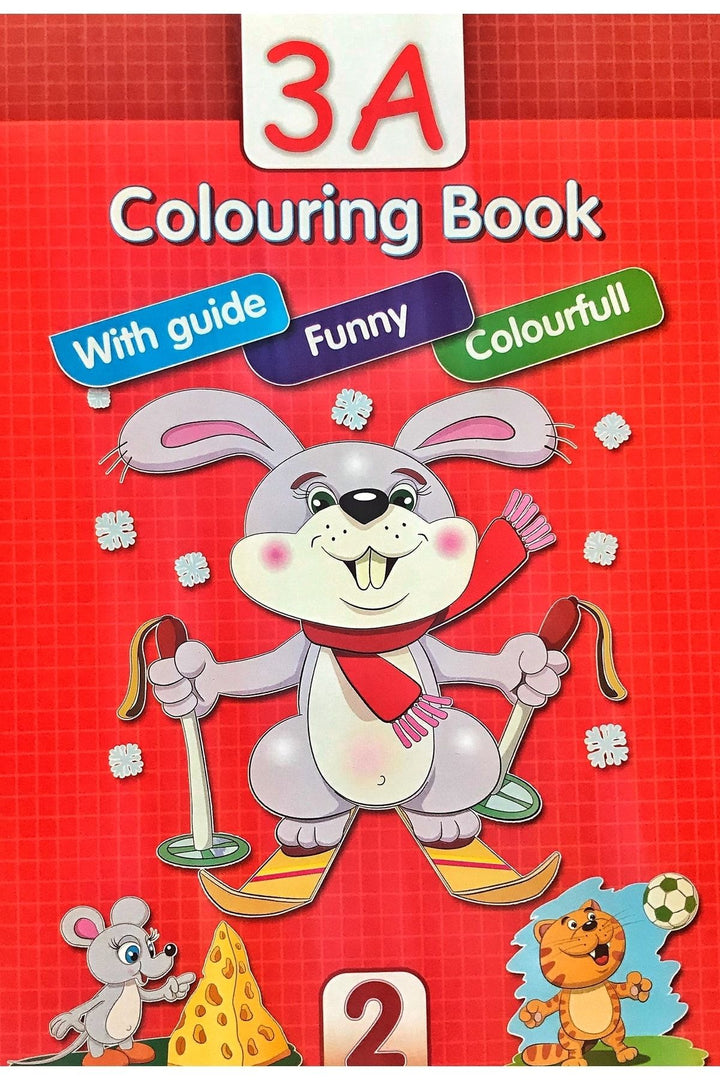 3a Eğlenceli Boyama Seti 4 Kitap ingilizce - Indirimsepeti