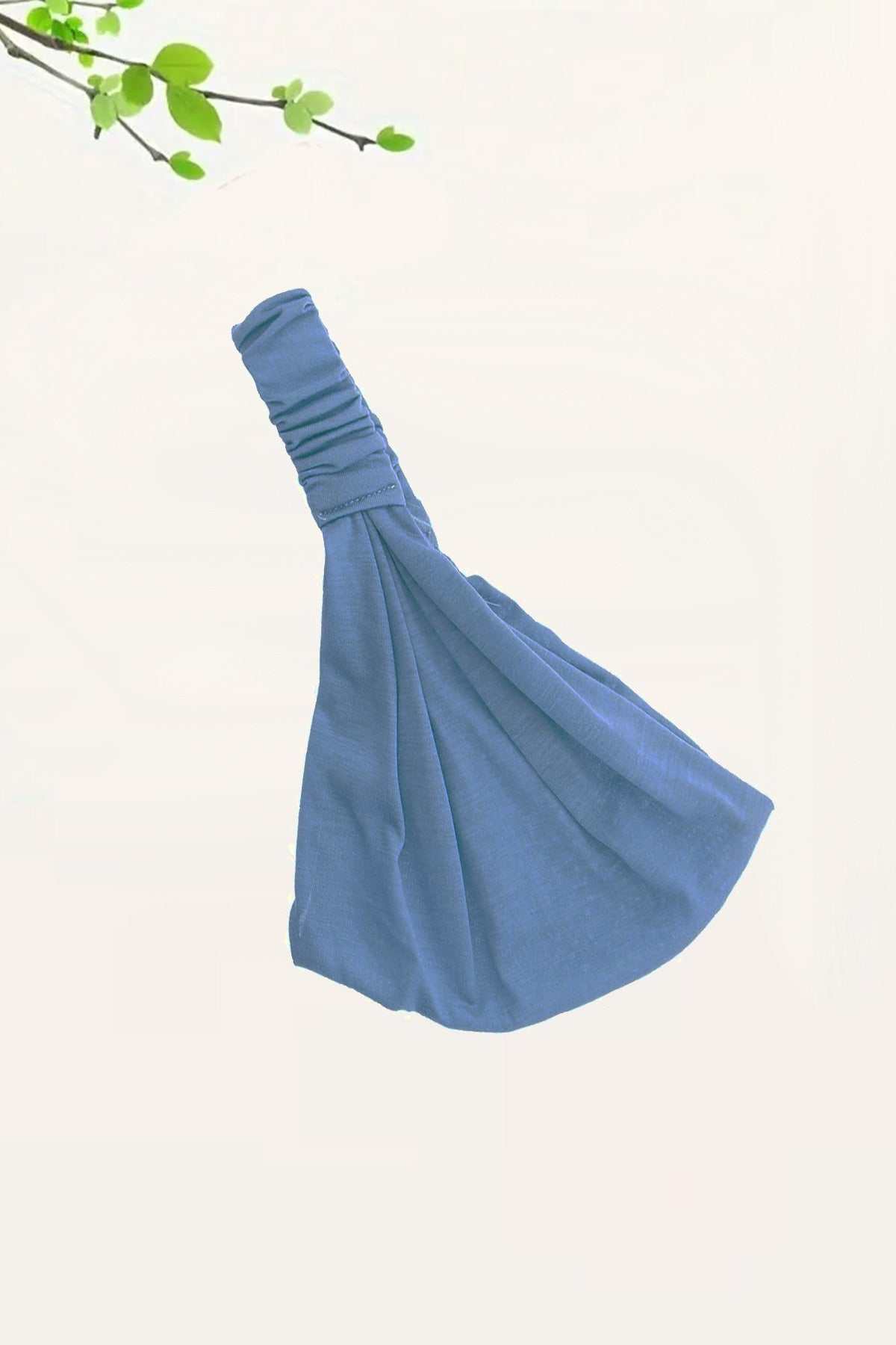 Saç Bandı Bandanası Bahar ve Yaz Boho Stili, Lastikli Esnek Bandı, Plaj ve Seyahat Açık Mavi - Indirimsepeti