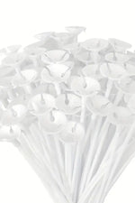 100 Adet Balon Çubuğu Balon Tutucu Sapları Plastik Doğum Günü Partisi, Düğün Etkinlik Sahne Süslemesi - Indirimsepeti