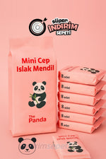 Mini Cep Islak Mendil 8’li Paket | Kokusuz, Panda Tasarım, Hijyenik Taşınabilir Mendil - indirimsepeti