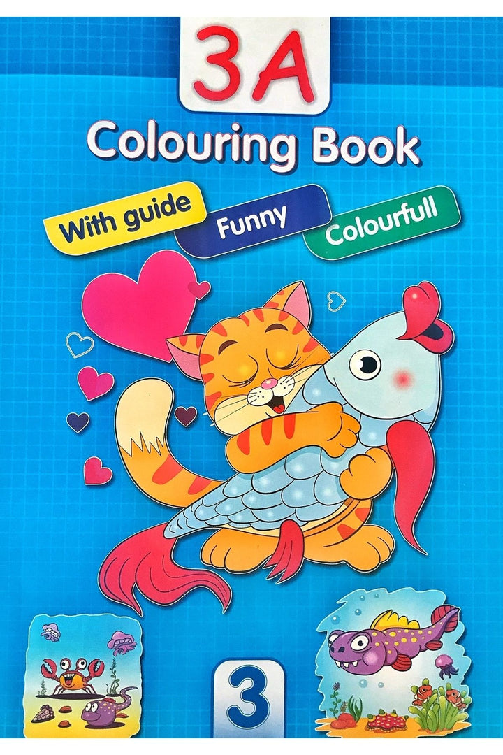 3a Eğlenceli Boyama Seti 4 Kitap ingilizce - Indirimsepeti