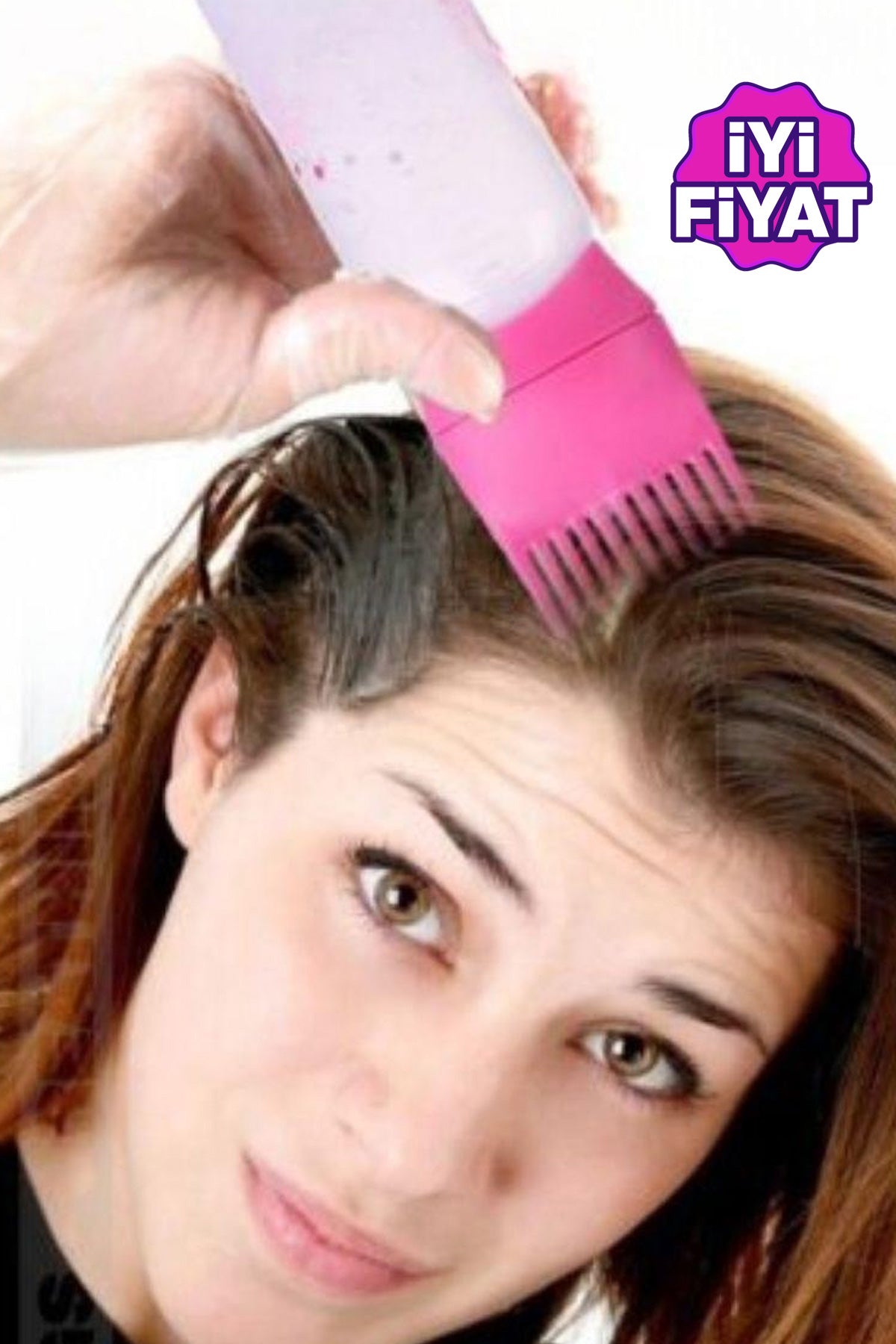 Pratik Saç Bakım Yağı Uygulama Taraklı Saç Diplerine Uygulama Aparatı Saç Boyama Şişesi 1 Adet - Indirimsepeti