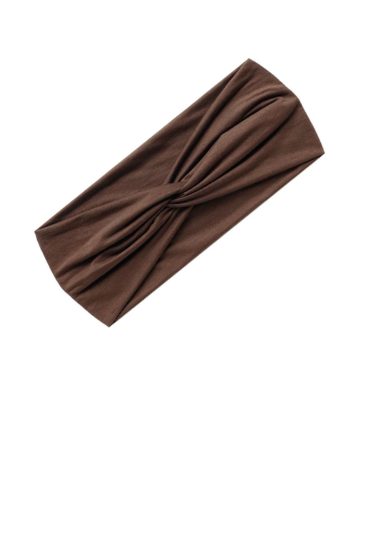 Çapraz Makyaj Yıkama Deniz Sahil Gezi Saç Bandı Ter Saç Bant Penye Kahve - Indirimsepeti