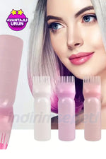 Pratik Saç Bakım Yağı Uygulama Taraklı Saç Diplerine Uygulama Aparatı Saç Boyama Şişesi 1 Adet - Indirimsepeti