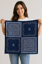 4 Farklı Desenli Pamuklu Bandana Fular 51x51 cm – Unisex Yumuşak Kumaş Yazlık Saç & Boyun Aksesuarı | Güneşli Gezi, Tur, Plaj & Festival - indirimsepeti