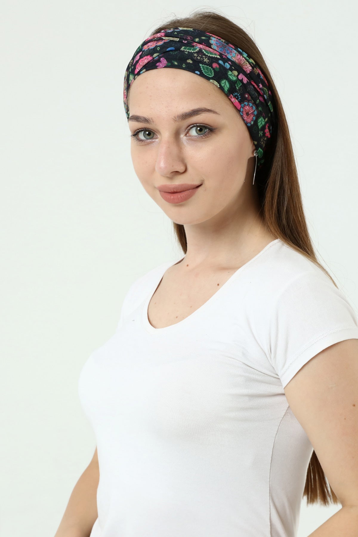 Buff Dikişsiz Boyunluk Maske Baf Bandana Saç Bandı Kamp Aksesuar Çiçek Desenli - Indirimsepeti