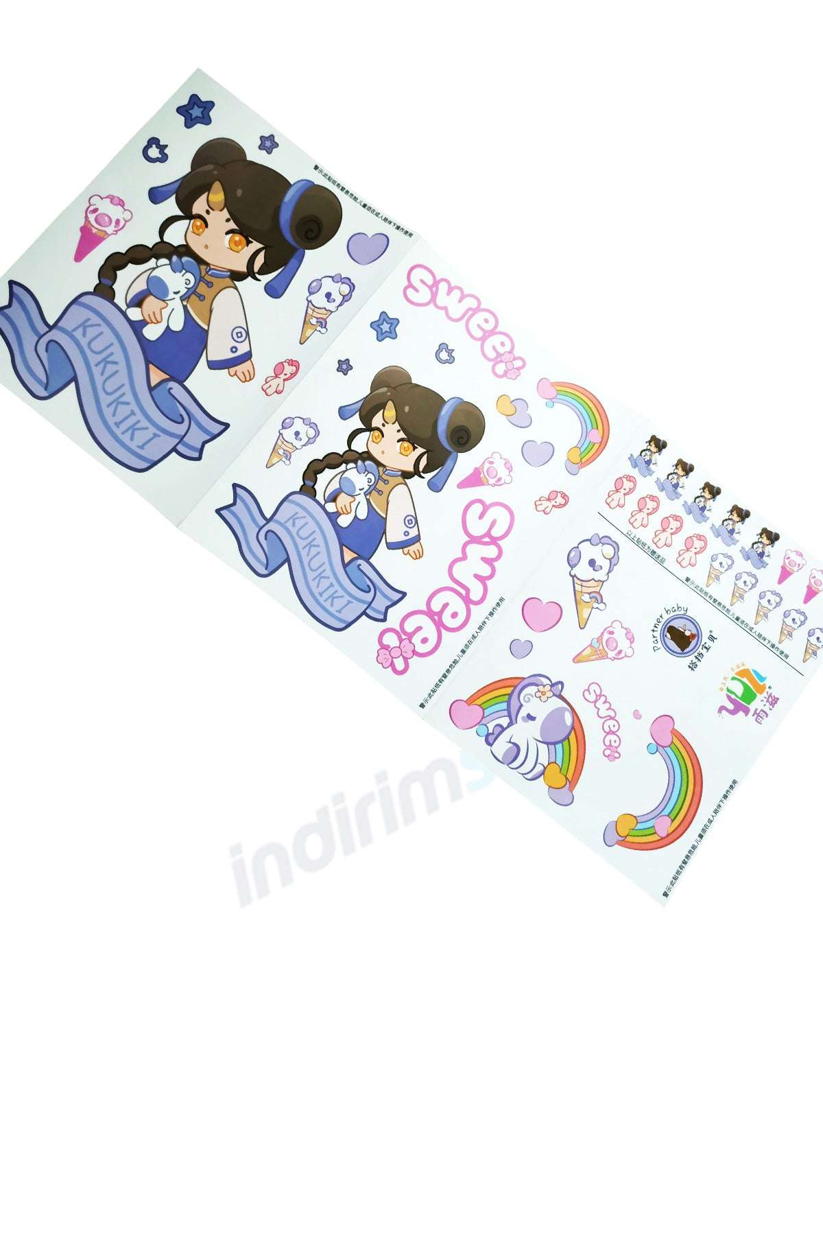 Trend Çocuk Yağmurluk Sticker Çıkartma Yapıştırmalı Sırt Çanta Korumalı Lila Eva Cepli Özel Çantalı - indirimsepeti