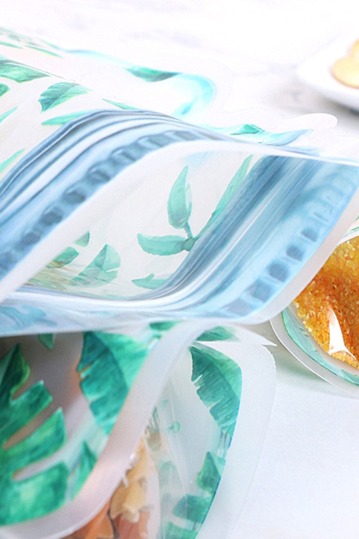 Saklama Poşeti 9 Adet 3 Boy Kavanoz Görünümlü Kilitli Saklama Kap / 150ml - 500ml - 620ml - Indirimsepeti