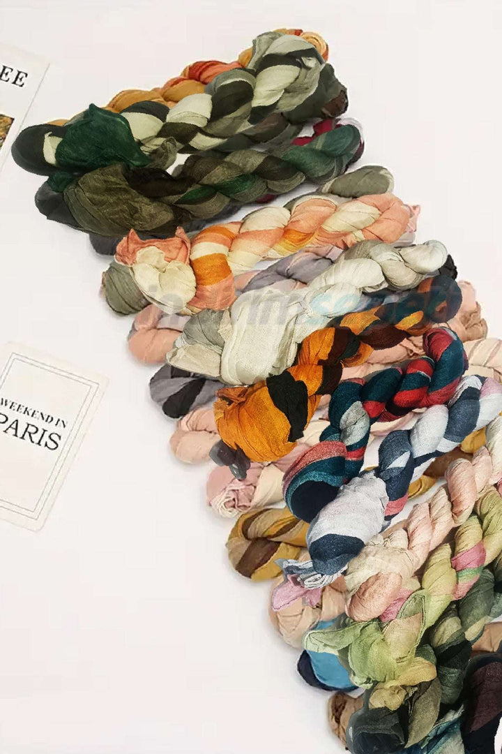 Fular Trend Viskon Degrade Şal Eşarp, Buruşuk Şal Atkı Fular Açık Renk 1 Adet - Indirimsepeti