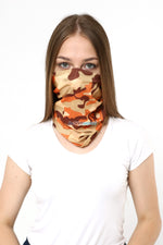 Buff Dikişsiz Boyunluk Maske Baf Bandana Saç Bandı Kamp Aksesuar Kamuflaj Kahverengi - Indirimsepeti