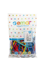 100 Adet Canlı Çok Renkli Sosis Model Balon Uzun İnce Lateks Balonlar Bükme & Şekillendirme Düğün Doğum Sevgililer Günü & Şükran Günü Süsleme - Indirimsepeti