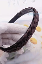 Saç Örgülü Kadın Taç, Örgülü Taç, Saç Görünümlü Taç Saç Aksesuar Koyu Kahve 2cm - Indirimsepeti