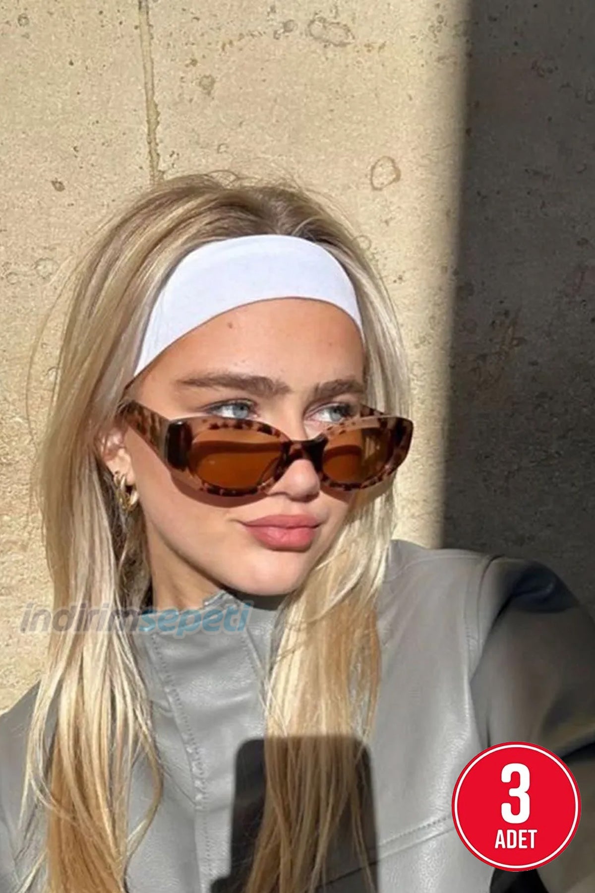 Kadın Beyaz Saç ve Spor Bandı Esnek Pamuklu Saç Aksesuar Saç Bandı 3 Adet - Indirimsepeti