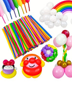 100 Adet Canlı Çok Renkli Sosis Model Balon Uzun İnce Lateks Balonlar Bükme & Şekillendirme Düğün Doğum Sevgililer Günü & Şükran Günü Süsleme - Indirimsepeti