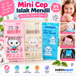 Mini Cep Islak Mendil 8’li Paket – 64 Adet | Çanta, Çocuk ve Günlük Kullanım İçin Pratik Islak Mendil 1 Adet