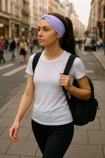 Çapraz Makyaj Yıkama Deniz Sahil Gezi Saç Bandı Saç Bant Polyester Lila - Indirimsepeti