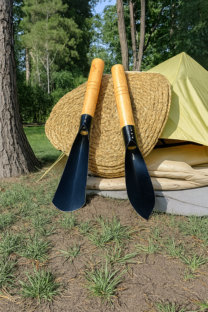 Bahçe Kürek, Kazıma Aletleri Dikim ve Çapa El Aletleri 2'li Metal Uclu Bahçe Seti