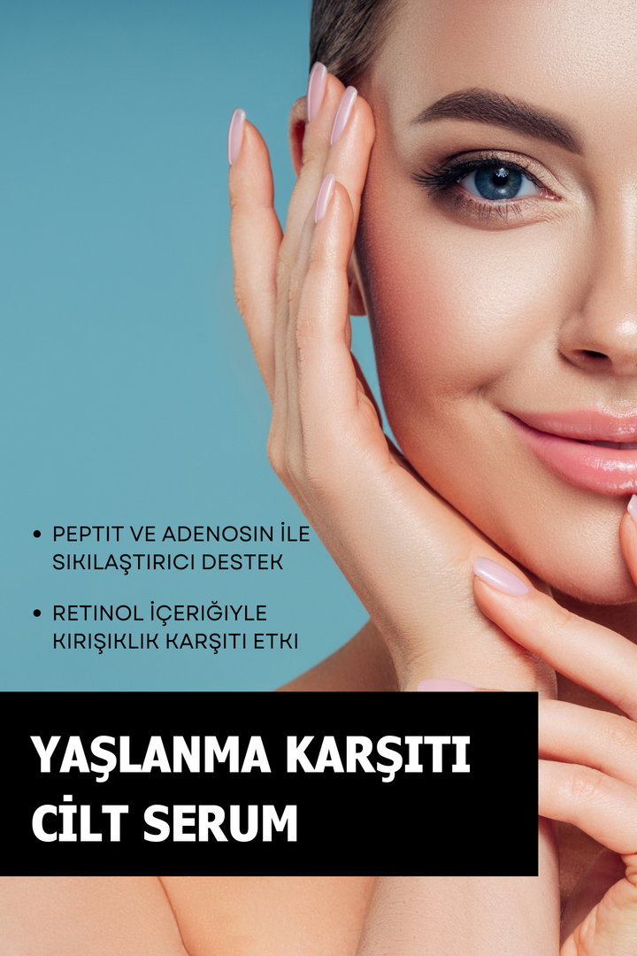 Yaşlanma Karşıtı Cilt Serumu – Retinol ve Peptit Destekli Yoğun Gece Serumu 30 ml - Indirimsepeti