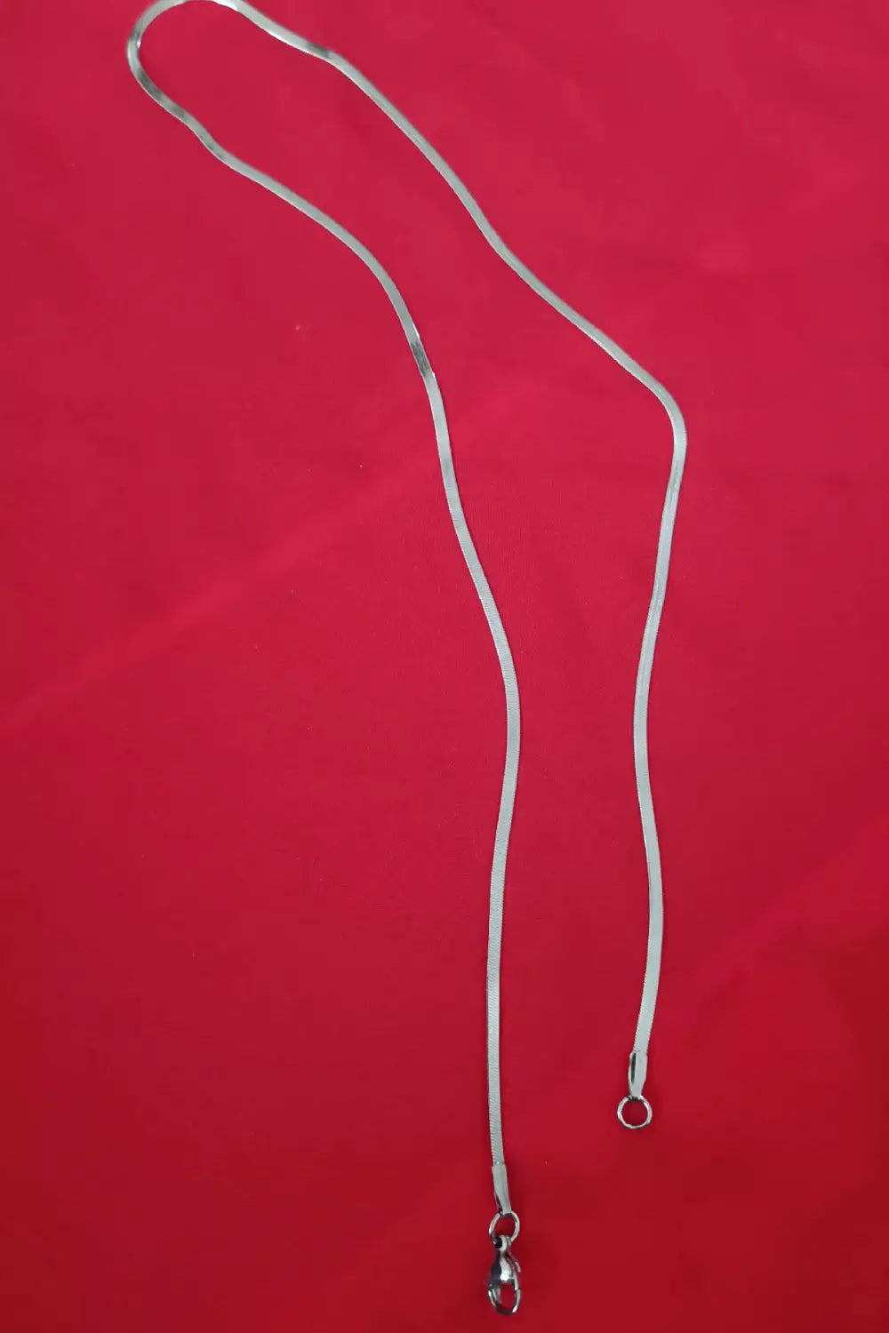 Çelik Snake Yılan ince Zincir Kolye 45 cm Kararma Yapmaz