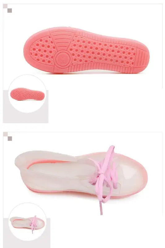 Ayakkabı Trend Şeffaf Bayan Gezi Tur Etkinlik Yağmur Ayakkabısı Kauçuk  PVC Yağmur Çizme - Indirimsepeti