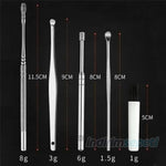 Buffer 6 Parça Paslanmaz Çelik Kulak Balmumu Toplayıcı Çıkarıcı Temizleyici Bakımı Çubuk Seti - Indirimsepeti