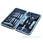 Çantalı Manikür Pensi Profesyonel Ve Manikür Pedikür Seti 13 Parça Tırnak Eti Itici Ve Cımbız - Indirimsepeti