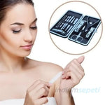 Çantalı Manikür Pensi Profesyonel Ve Manikür Pedikür Seti 13 Parça Tırnak Eti Itici Ve Cımbız - Indirimsepeti