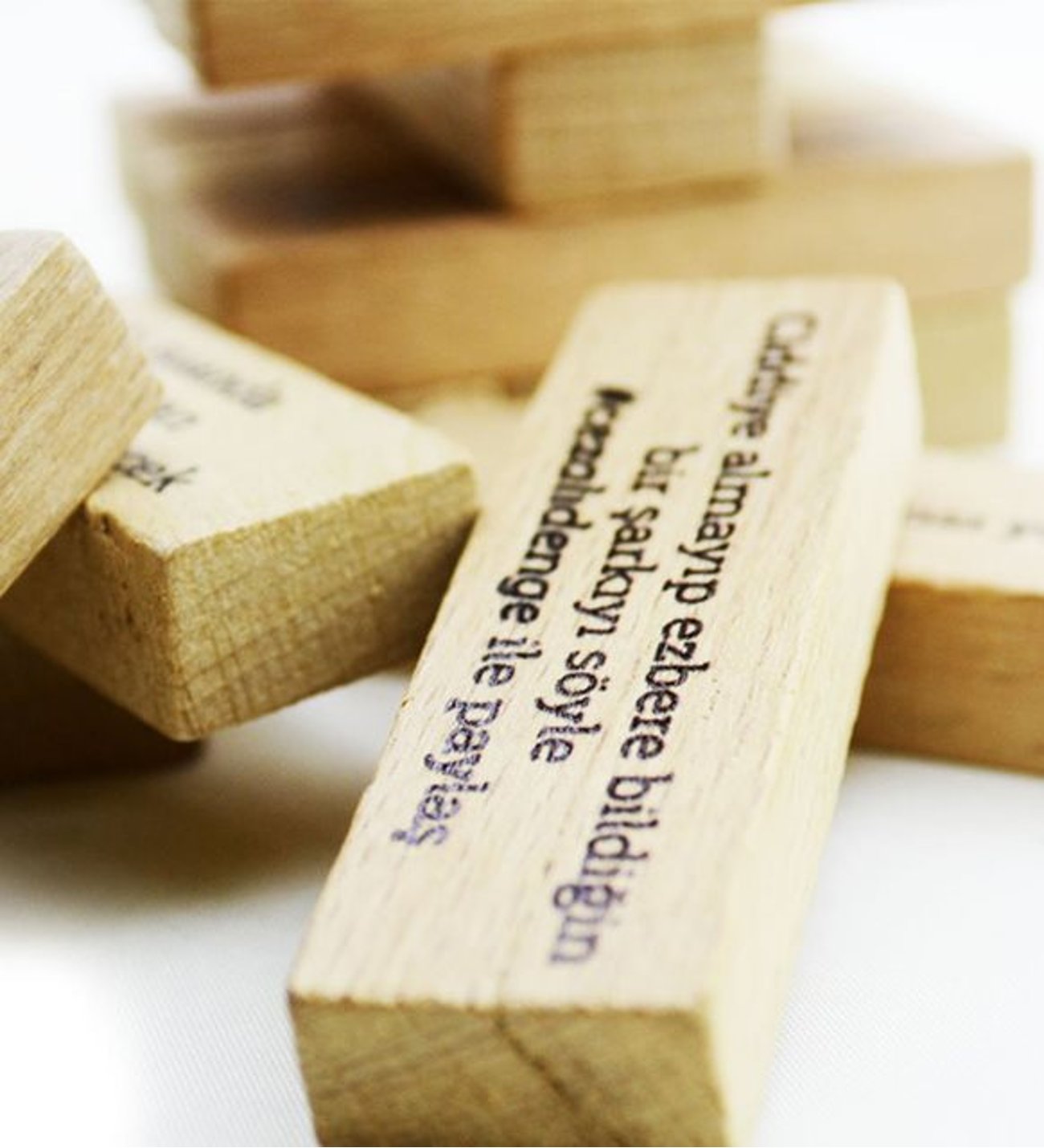 Cezalı Jenga Denge Oyunu cezalı Tower Büyük boy 54 parça - indirimsepeti