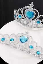Çocuk Karlar Ülkesi Frozen Elsa Anna Taç Seti - indirimsepeti