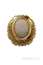 iğnelik Metal Görünümlü Kadife Sünger Büyük Boy Kalpli Askılı Düğün Nişan 14 x 11 cm - Indirimsepeti