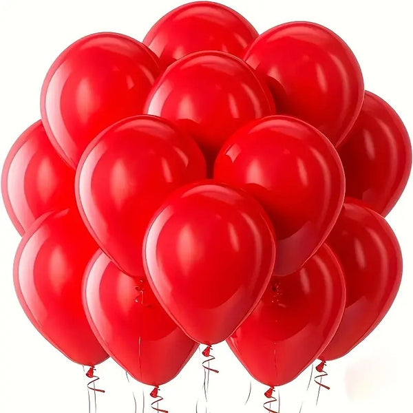 Kırmızı Balon 10 inc 100 AdetDoğum Günü, Mezuniyet, Sevgililer Günü, Düğün Parti Süsleme