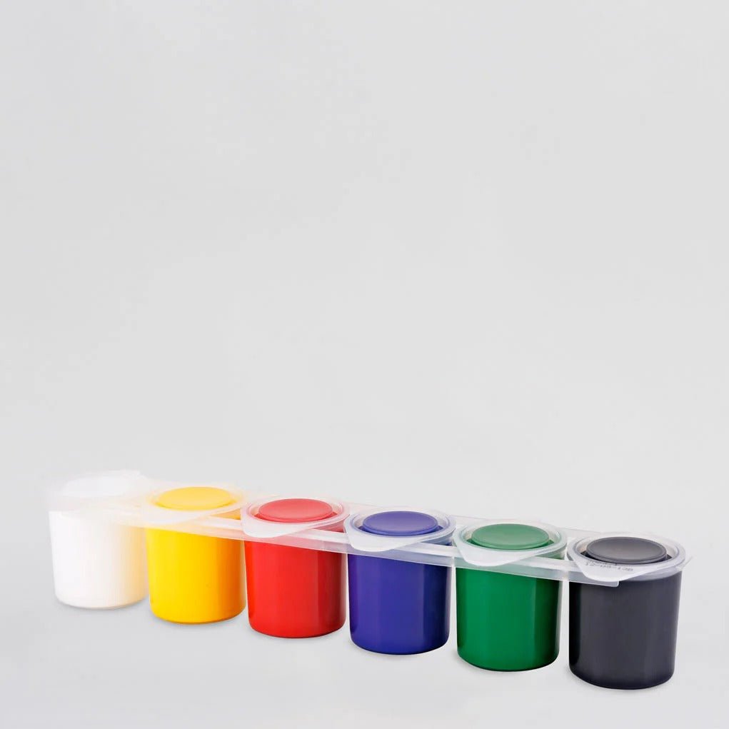 Kumaş Boyası 6 Renk 6x25 ml - indirimsepeti