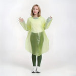 Yağmurluk Kullan At  Mavi Poşet Yağmurluk Unisex  Şeffaf Toz Yağmur Su Koruyucu