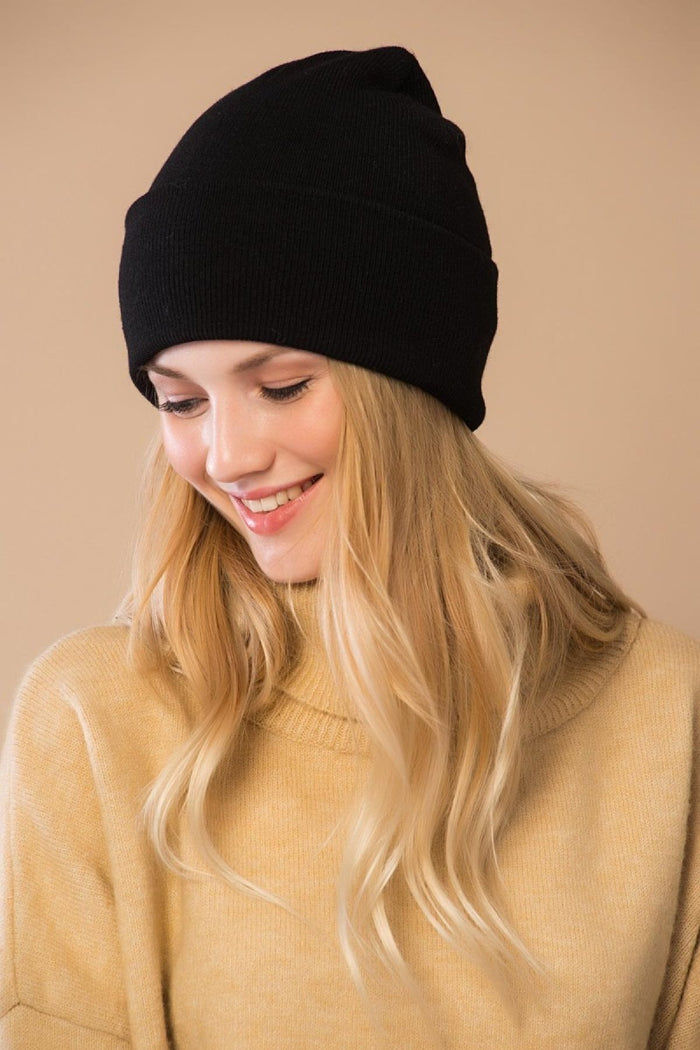 Basic Bere Triko Sonbahar Kışlık Siyah Unisex