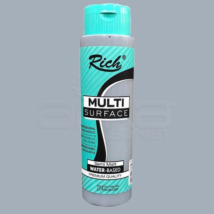 Rich Multi Surface Akrilik Boya 500cc 2314 İtalyan Gri - indirimsepeti
