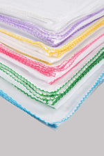 Tülbent Renkli Pamuklu Kroşeta Oyalı Iç Örtüsü 80x80 Cm Karışık Renk 1 Adet - Indirimsepeti