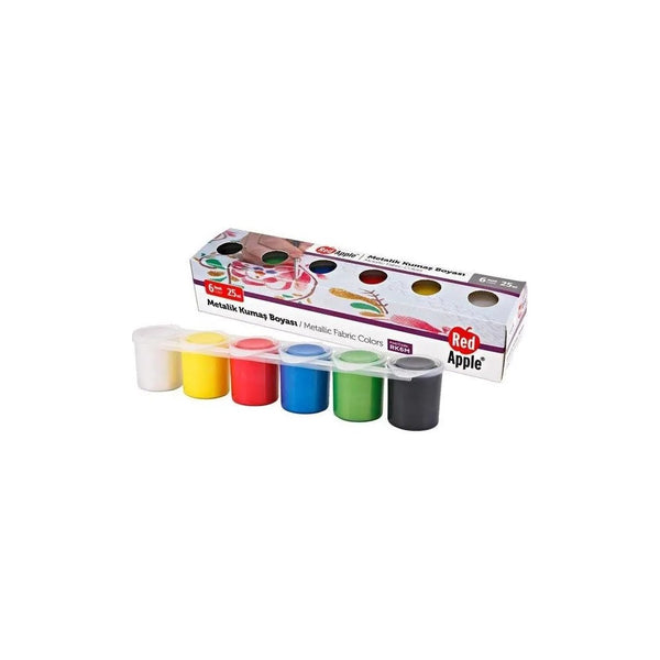 Kumaş Boyası 6 Renk 6x25 ml